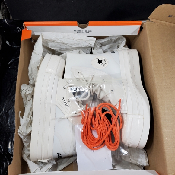 Converse x Ambush Women 6.4 US CHUCK 70 WHITE high Top sneakers Goat Verified - Picture 10 of 10